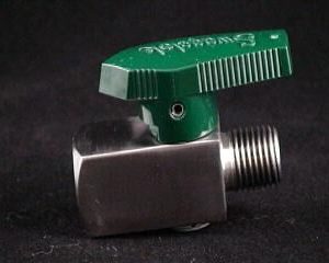 9390 - Nupro Valve, Male-Female (OPTIONAL)