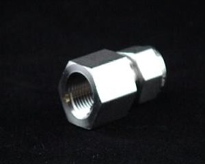 9160.jpg 9160 - Connector, 5/16" Tube OD X 1/4" FNPT Stainless Steel