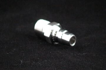 9180 - Inlet Quick Connect 1/4" MNPT Full Flow Stainless Steel